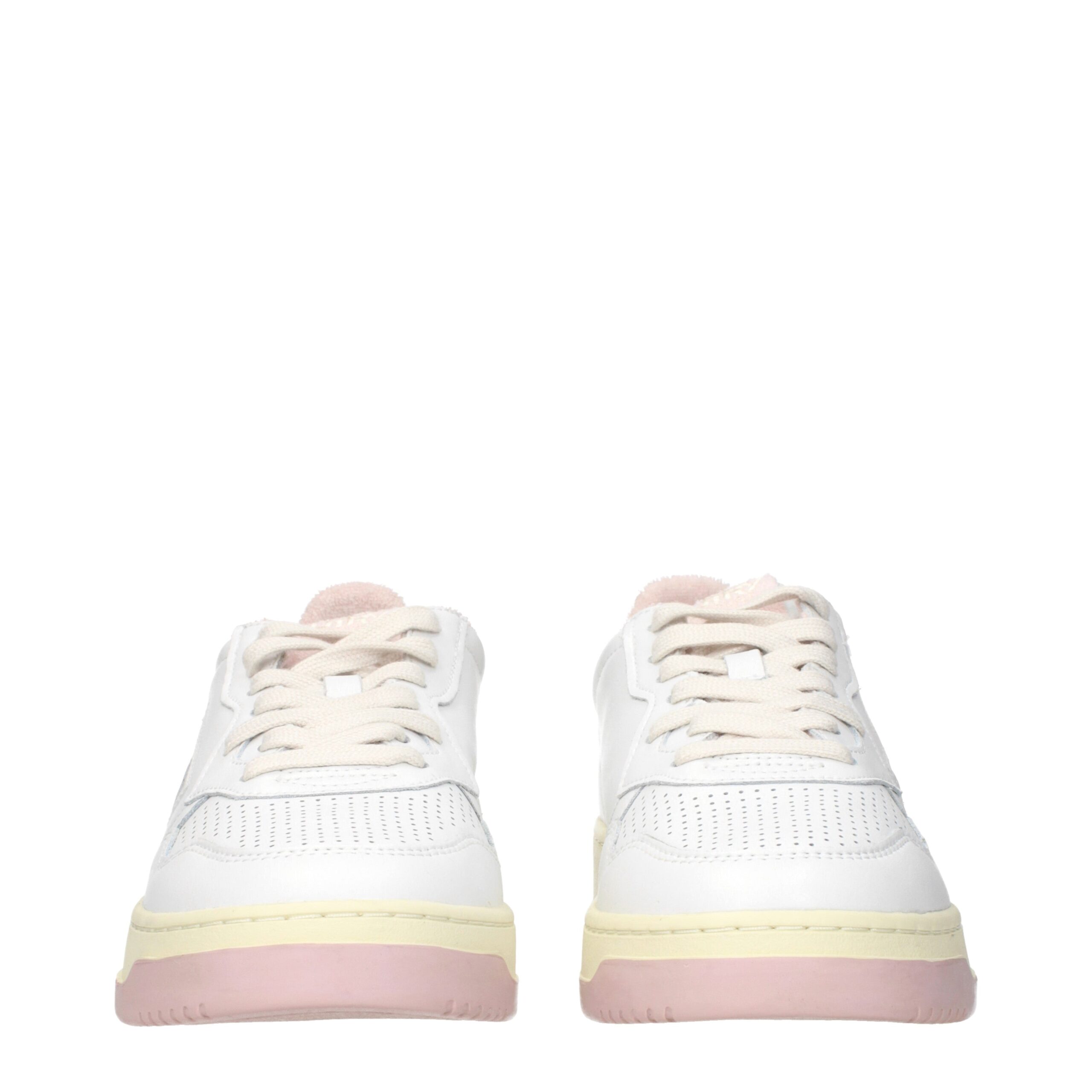 Autry White Leather Low Tops - Image 3