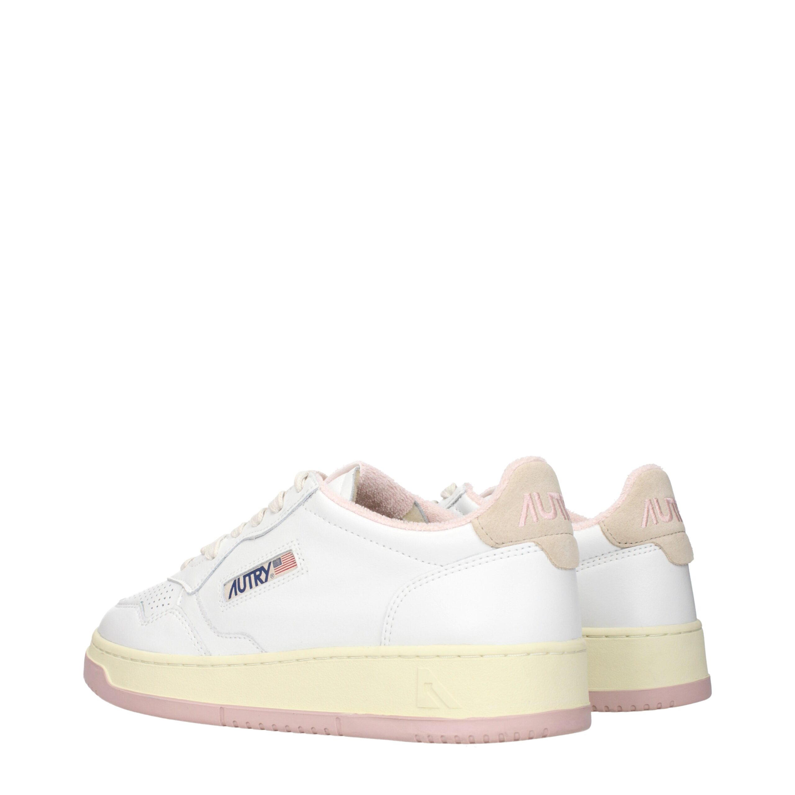 Autry White Leather Low Tops - Image 4