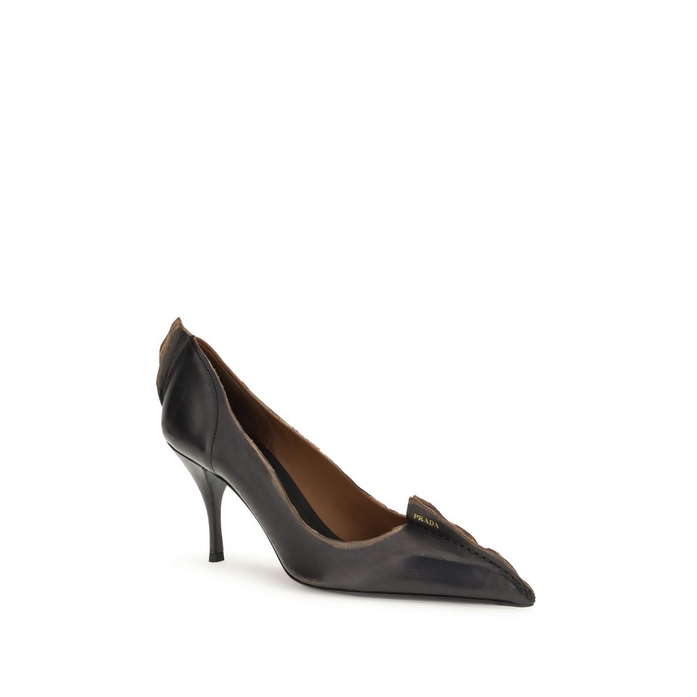Prada Leather Pumps - Image 2