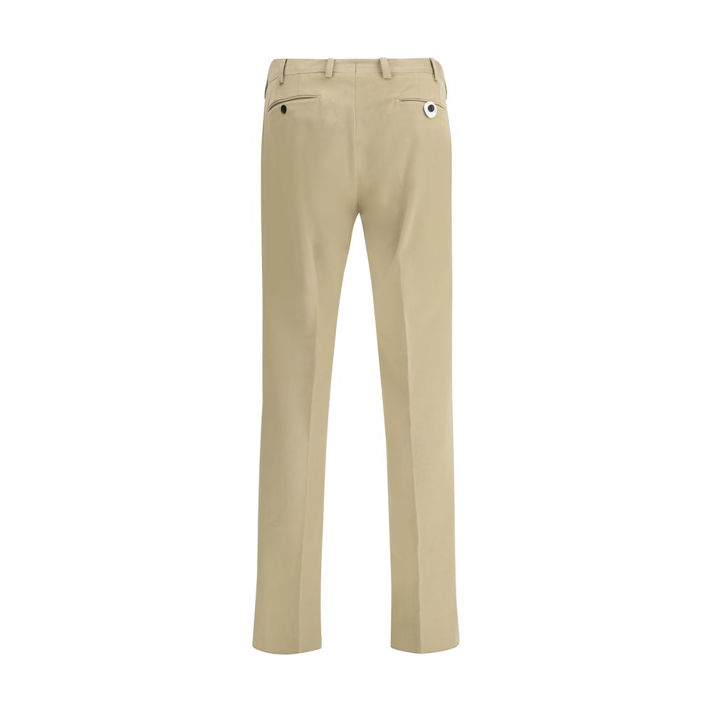 Germano Beige Cotton Chino Pants - Image 2