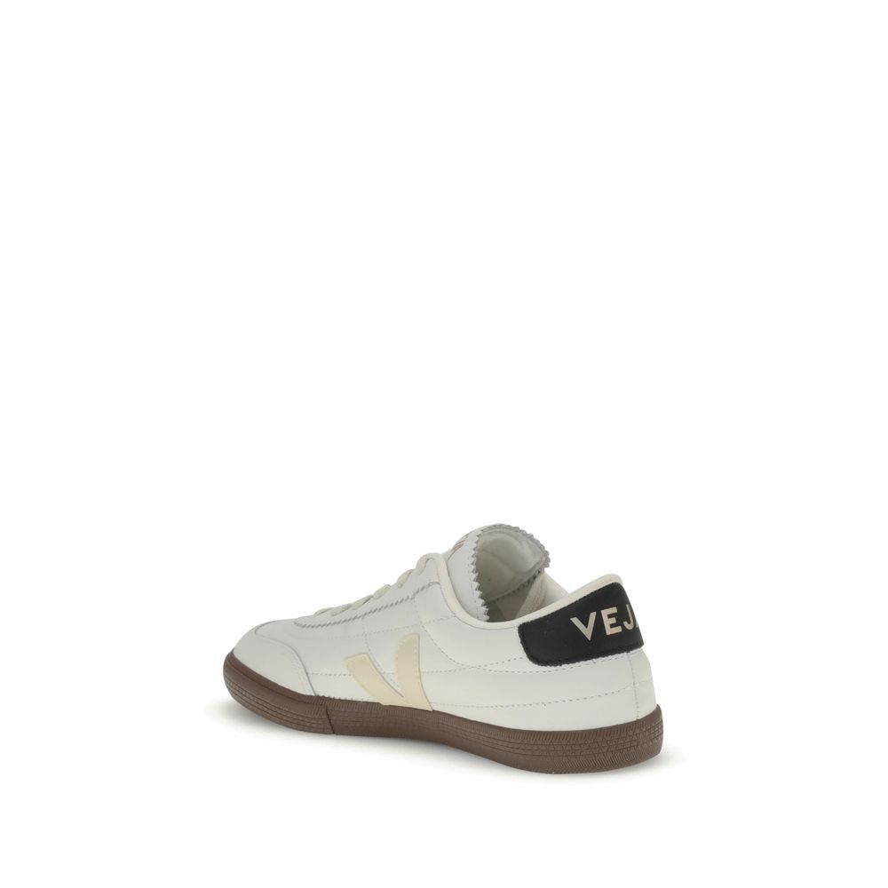 Veja Black Leather Sneakers - Image 3
