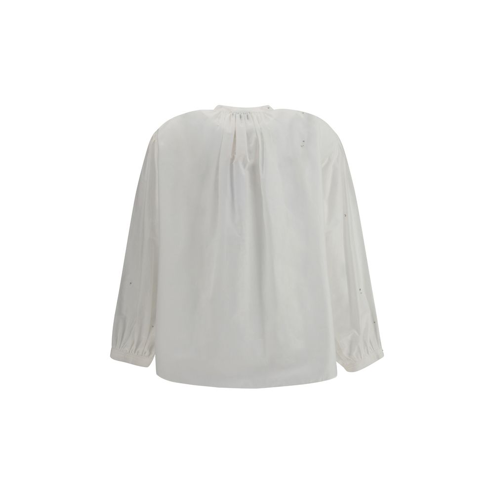 Forte_Forte White Cotton Blouse - Image 2