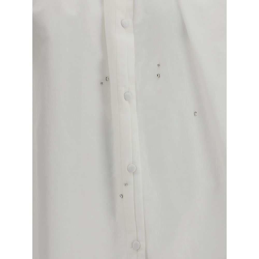 Forte_Forte White Cotton Blouse - Image 3