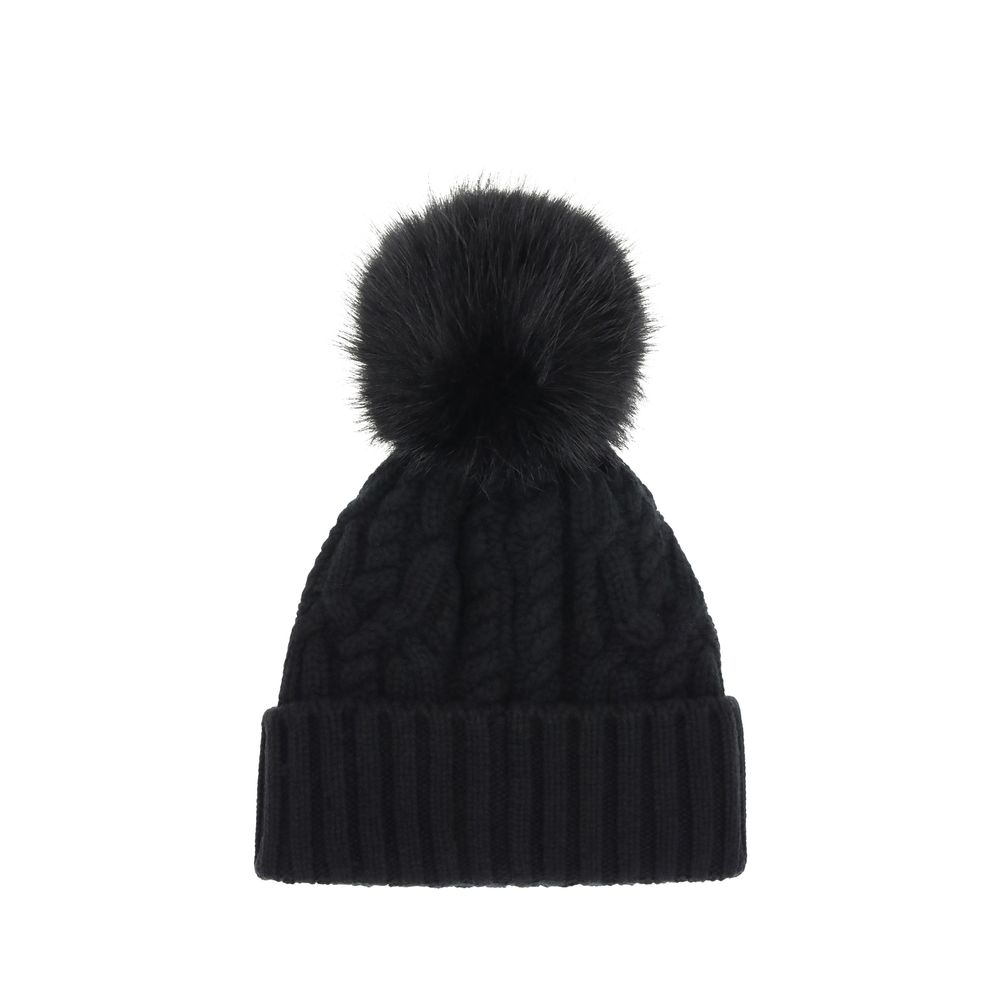 Moncler Cashmere blend Hat with pom-pon - Image 2