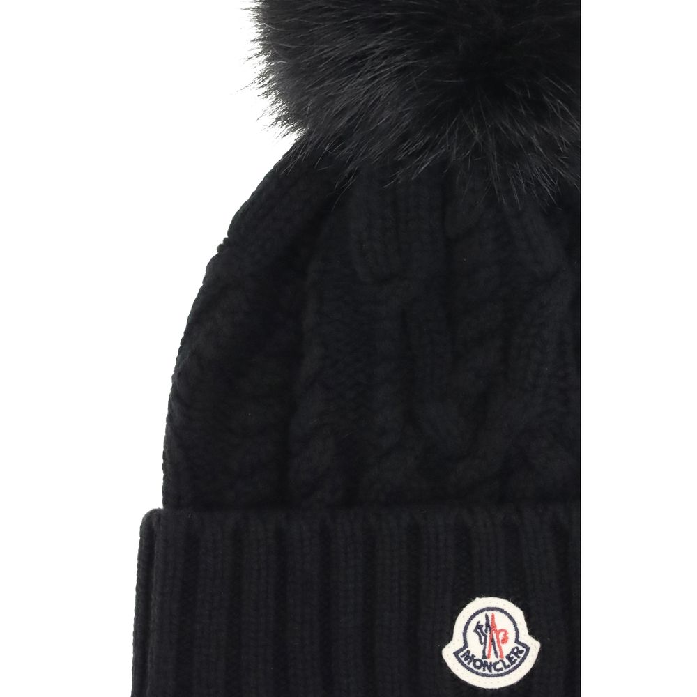 Moncler Cashmere blend Hat with pom-pon - Image 3