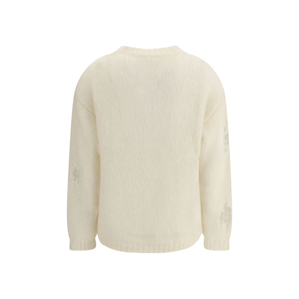 Fabiana Filippi Cream Mohair Sweatshirt - Image 2