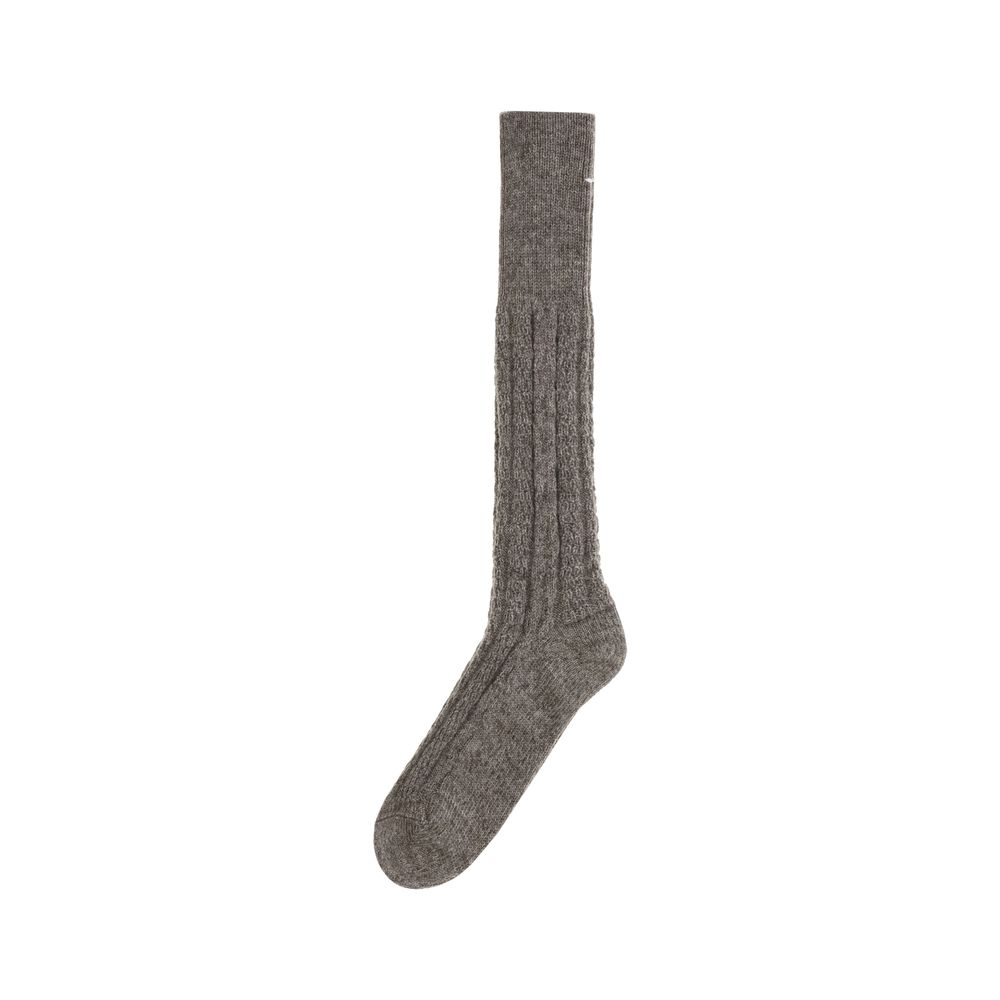 Margiela Brown Wool Socks - Image 2