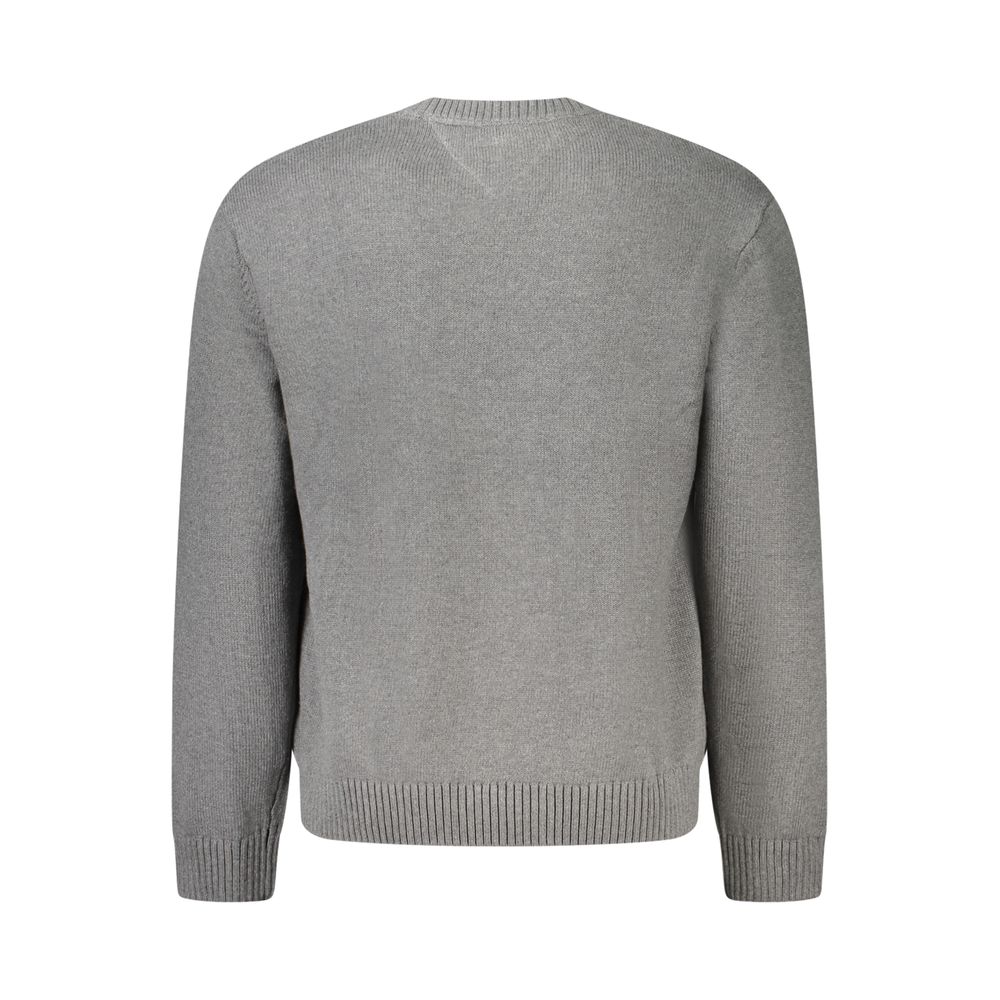 Tommy Hilfiger Grigio Cotton Men's Sweater - Image 2