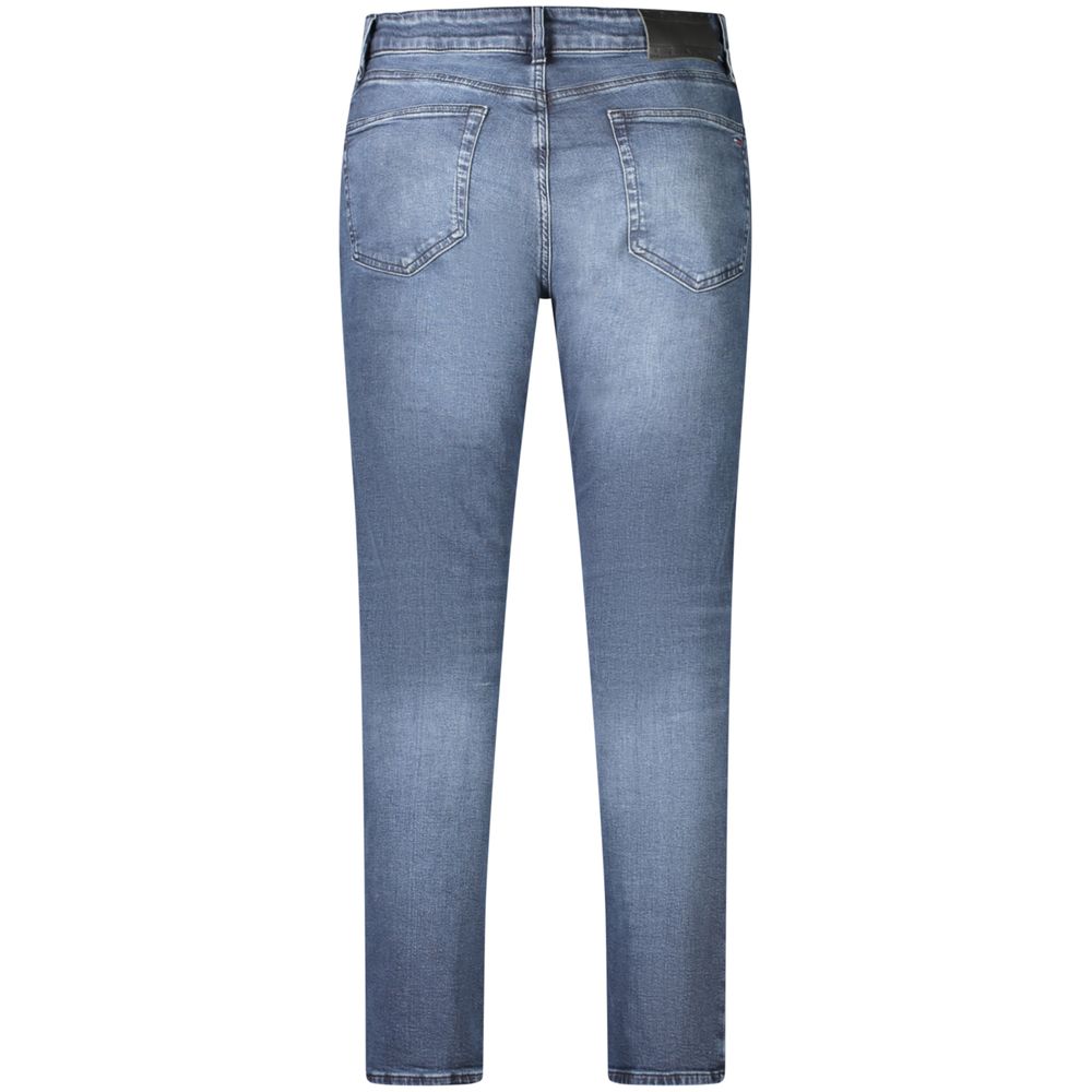 Tommy Hilfiger Blue Cotton Men Jeans - Image 2