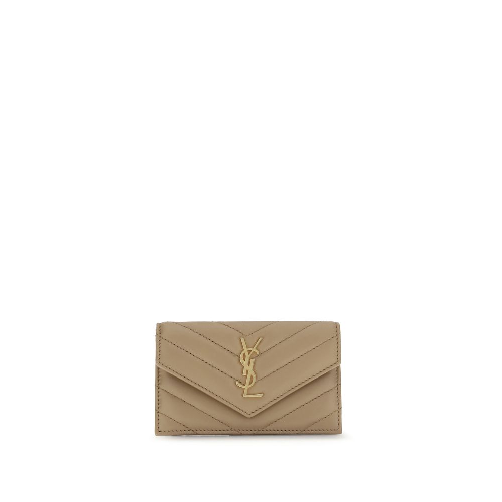 Saint Laurent Cassandre Matelassé Card Holder