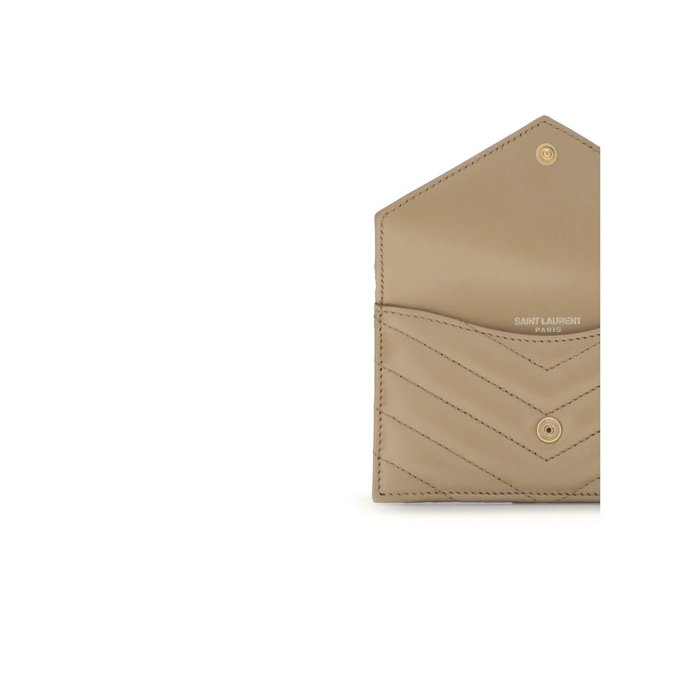 Saint Laurent Cassandre Matelassé Card Holder - Image 3