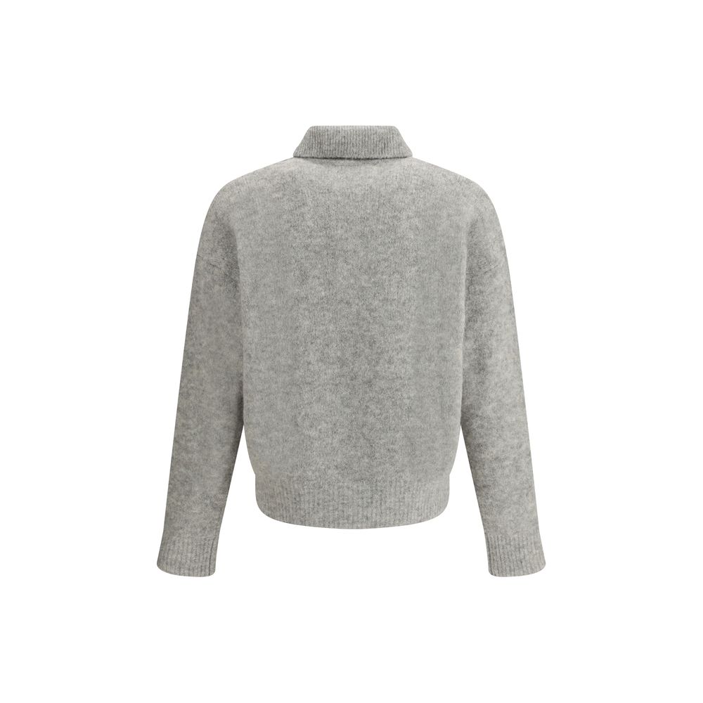 Ami Paris Wool Polo Sweater - Image 2