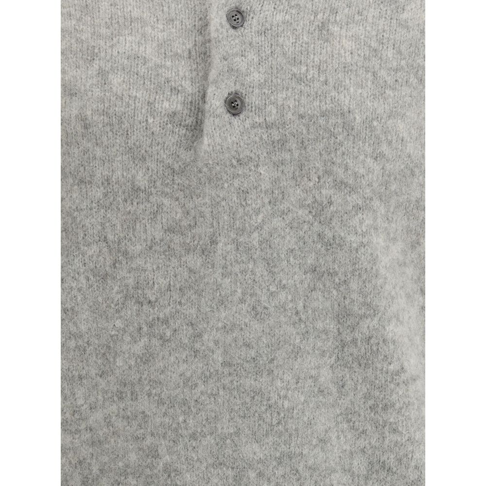 Ami Paris Wool Polo Sweater - Image 3