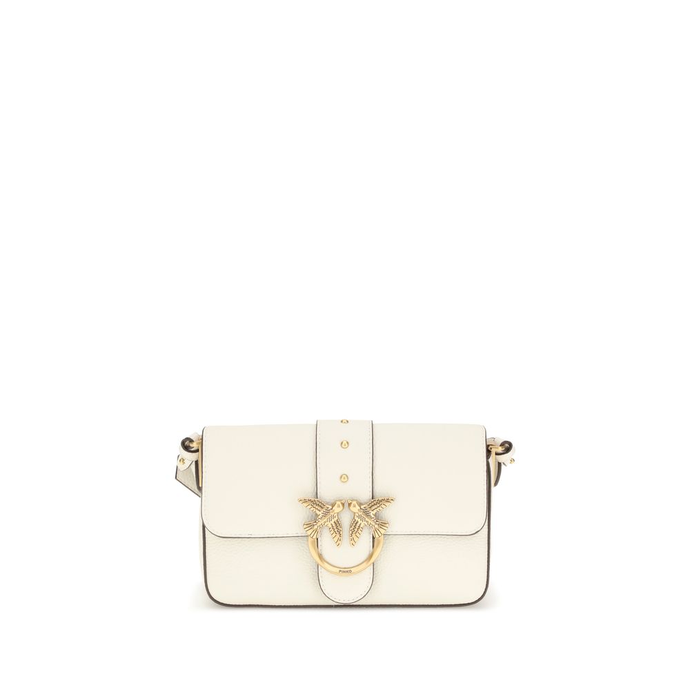 PINKO Love leather Shoulder Bag