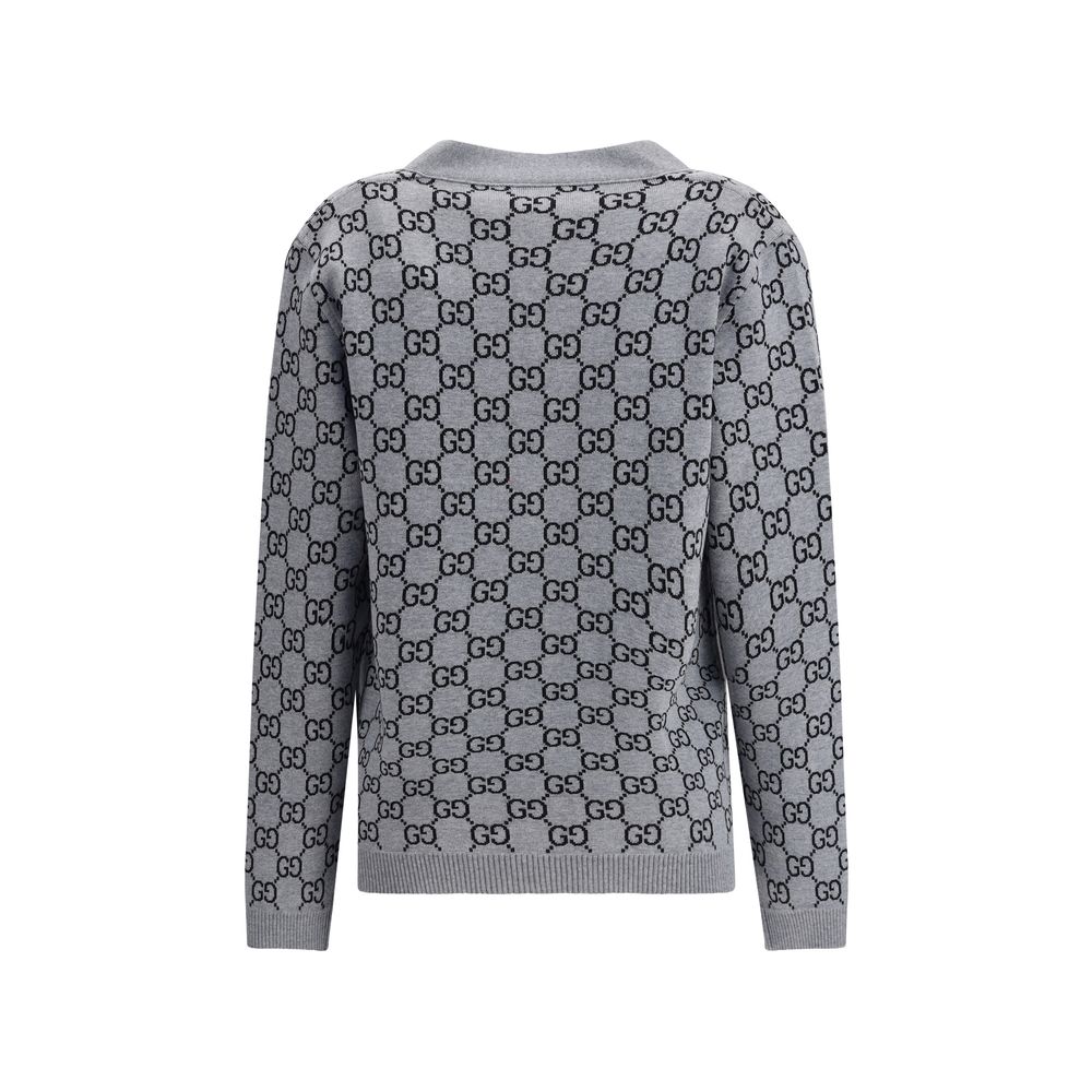 Gucci Black Wool Cardigan - Image 3