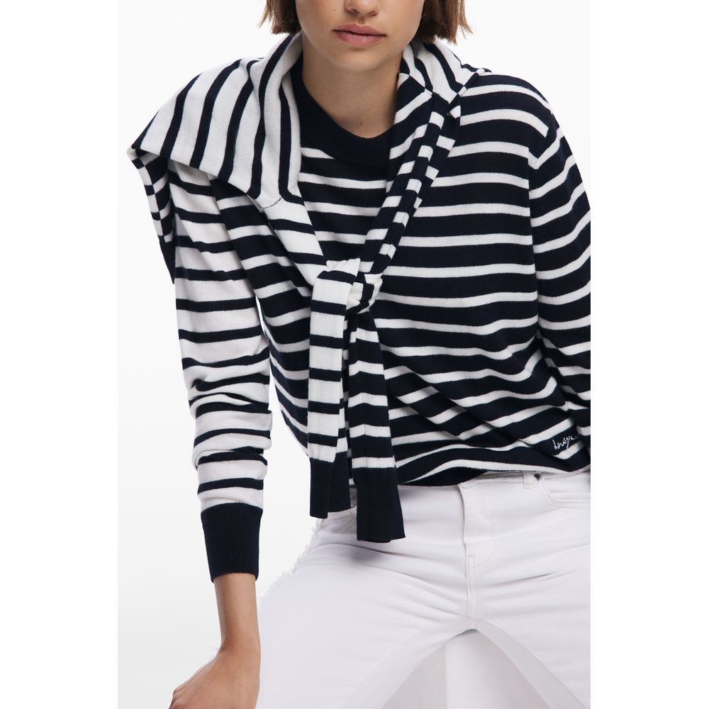 Desigual Black Wool Women Sweater - Image 3