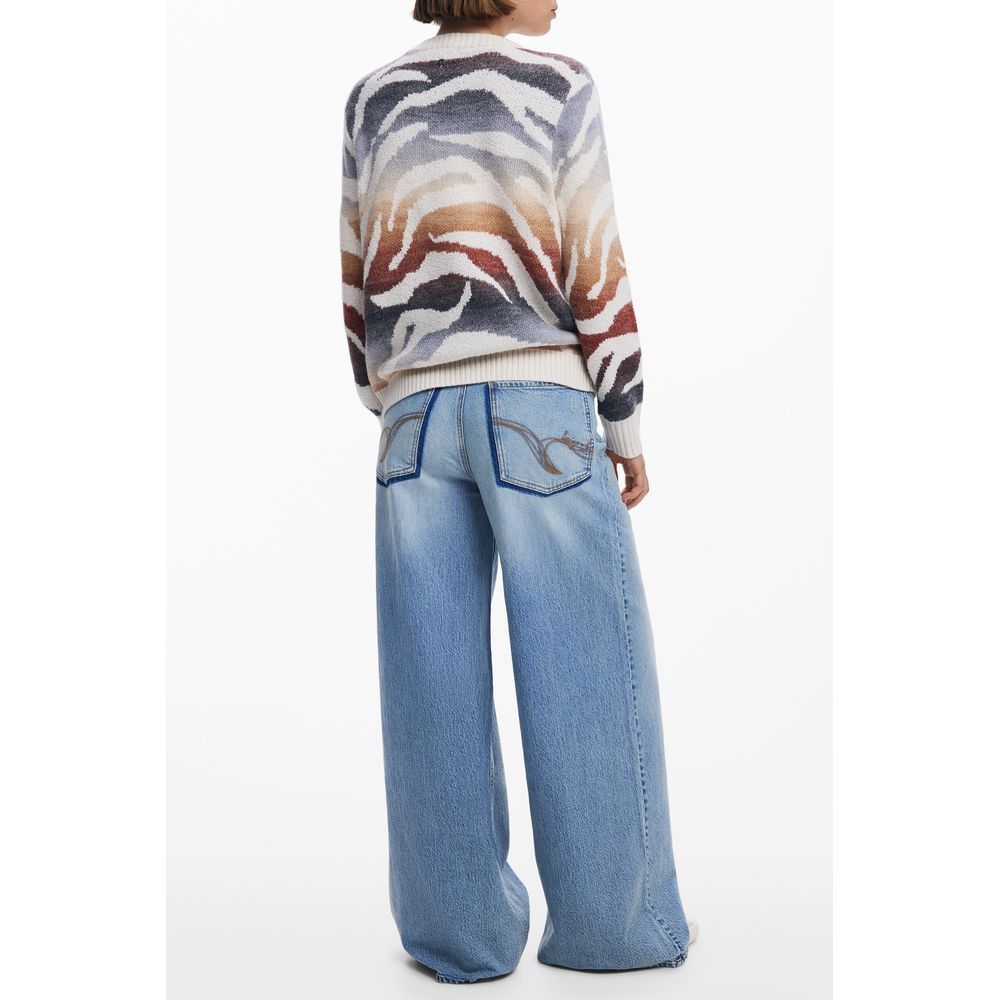 Desigual White Polyamide Women Sweater - Image 2