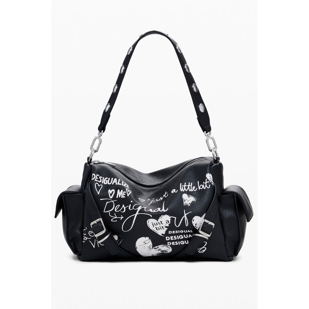 Desigual Black Polyurethane Women's Handbag