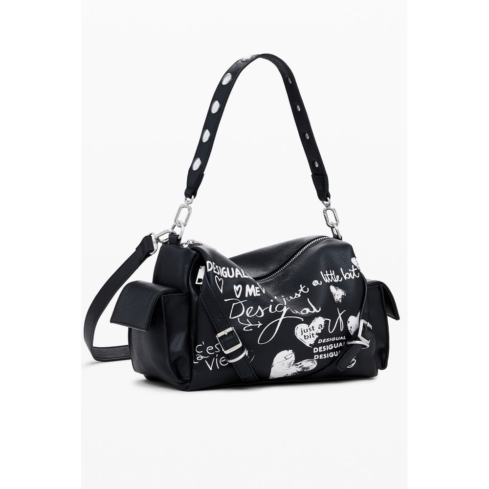 Desigual Black Polyurethane Women's Handbag - Image 2