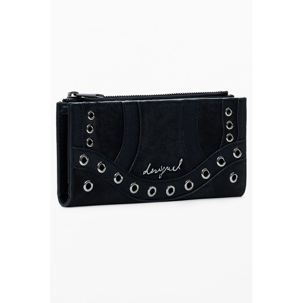 Desigual Nero Poliuretano Women Wallet - Image 2