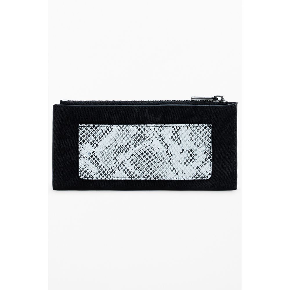 Desigual Nero Poliuretano Women Wallet - Image 3