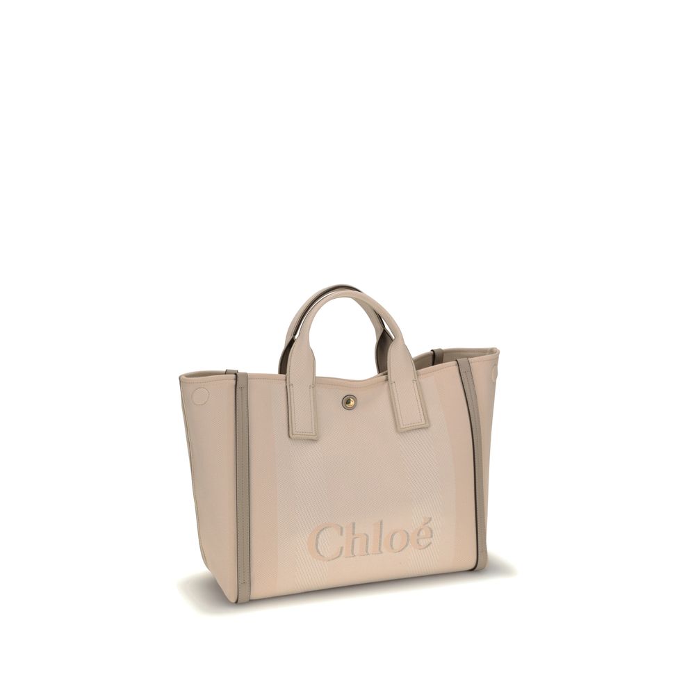 Chloé Beige Cotton Handbag - Image 2