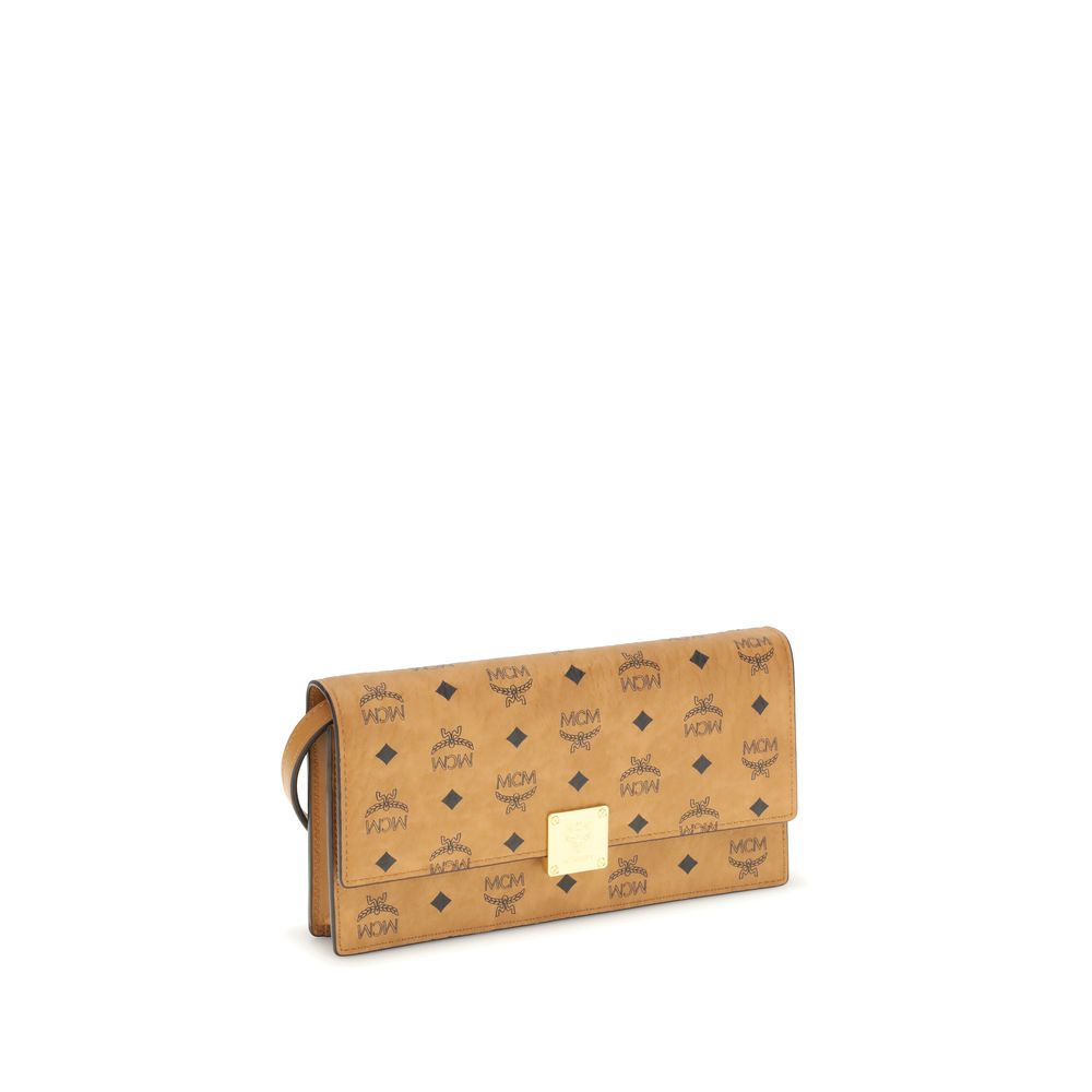MCM Beige Fabric Wallet - Image 2