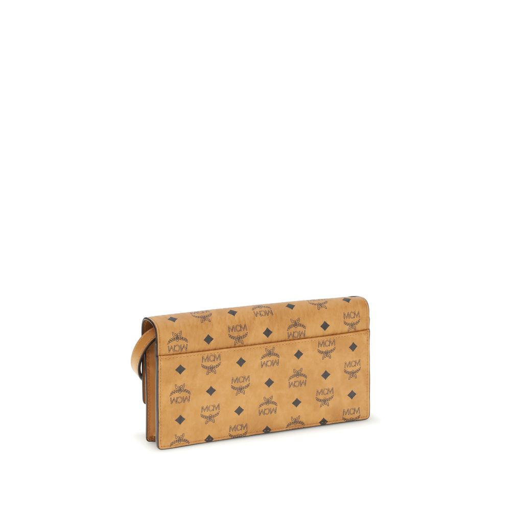 MCM Beige Fabric Wallet - Image 3