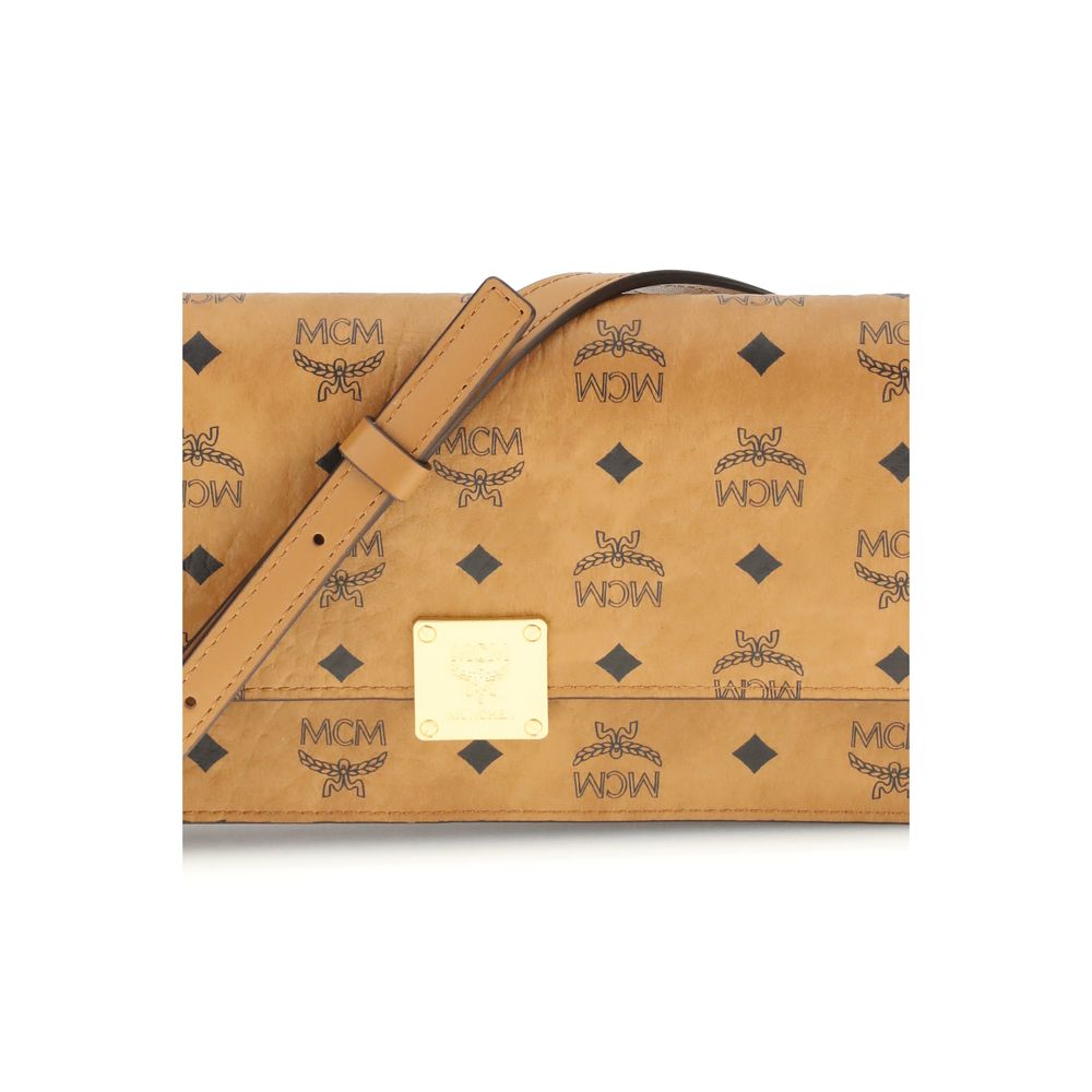 MCM Beige Fabric Wallet - Image 4