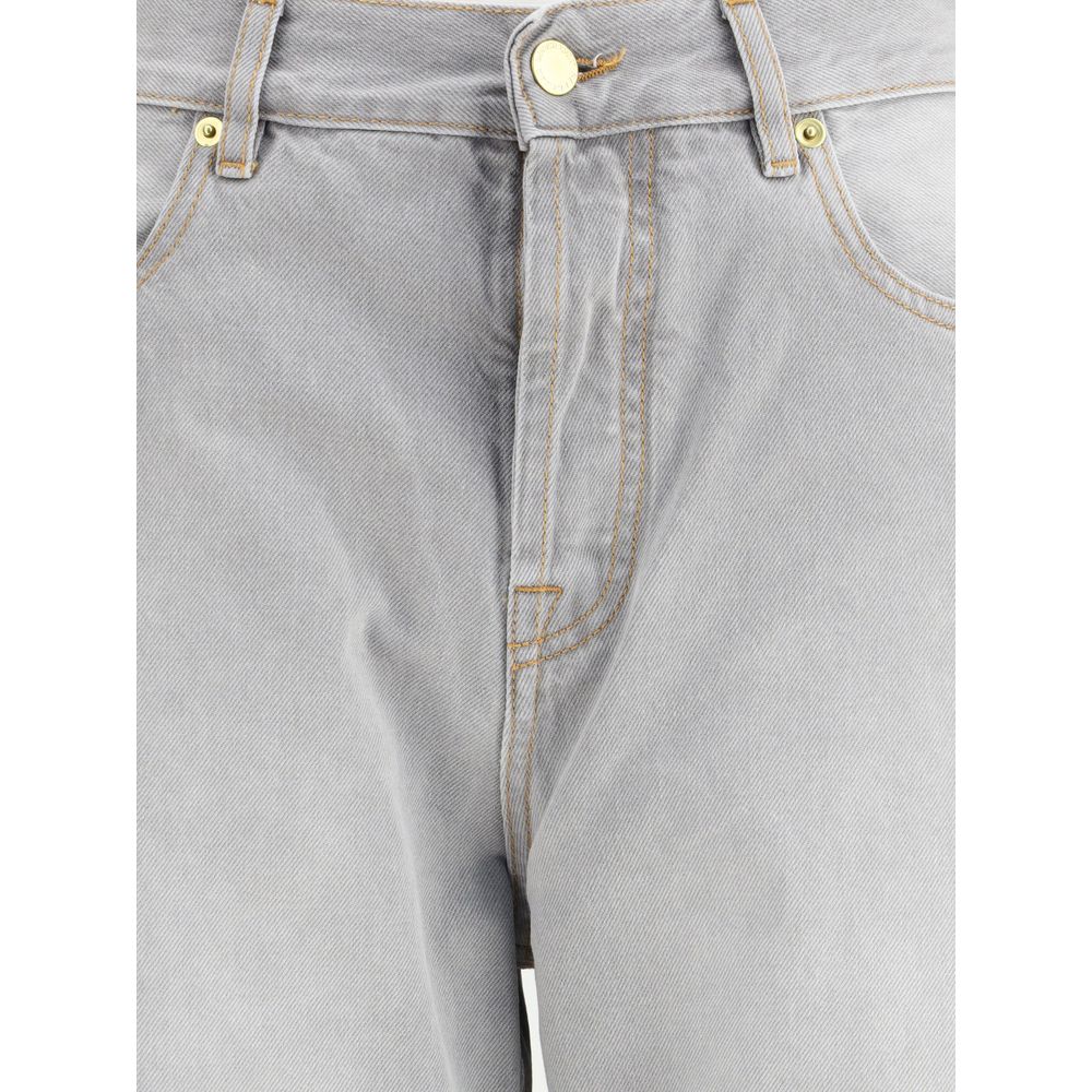 Darkpark Gray Cotton Relaxed Fit Jeans - Image 3
