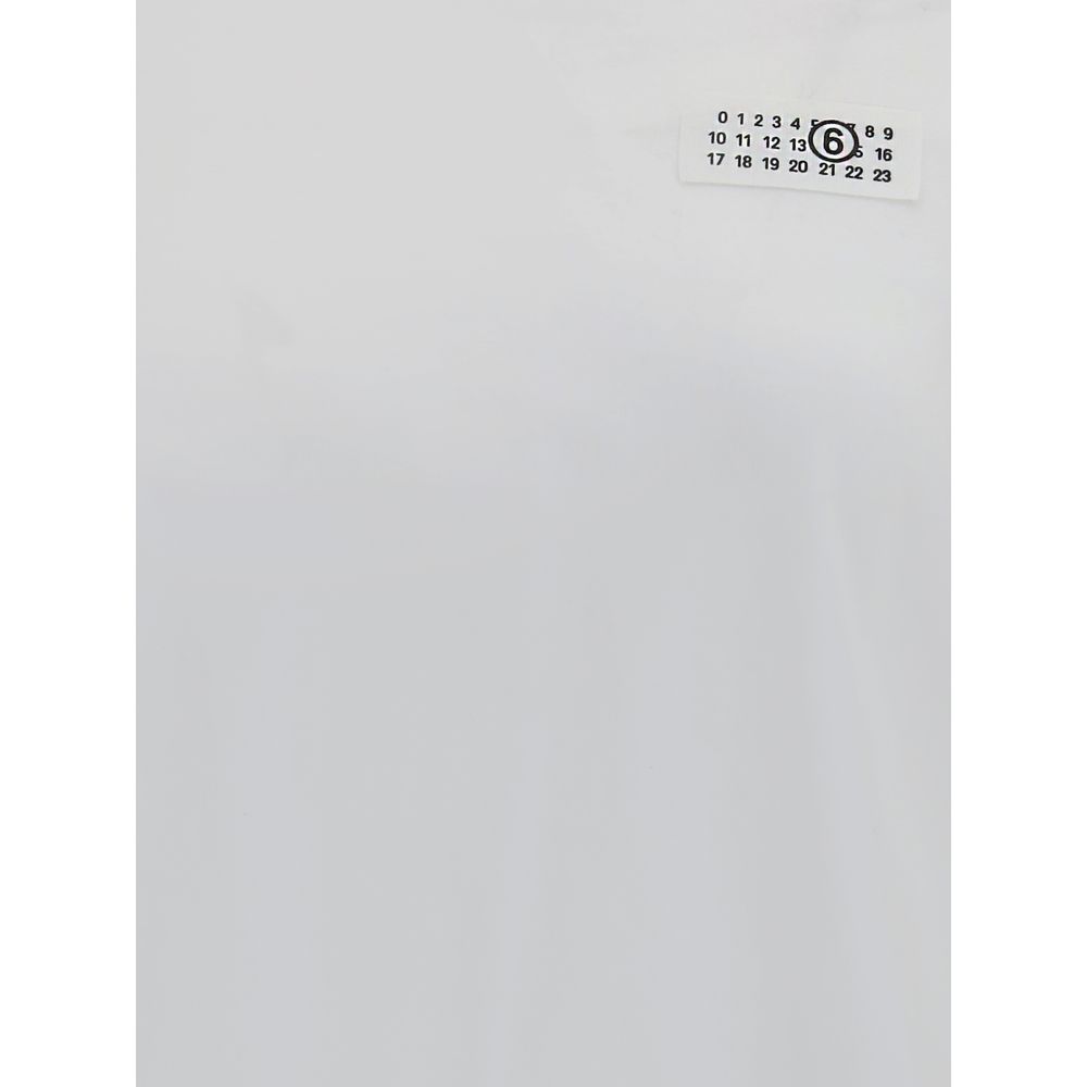 MM6 White Cotton T-Shirt - Image 3