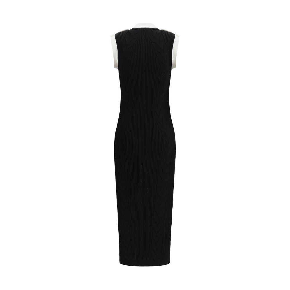 Balmain Black Viscose Casual Dress - Image 2