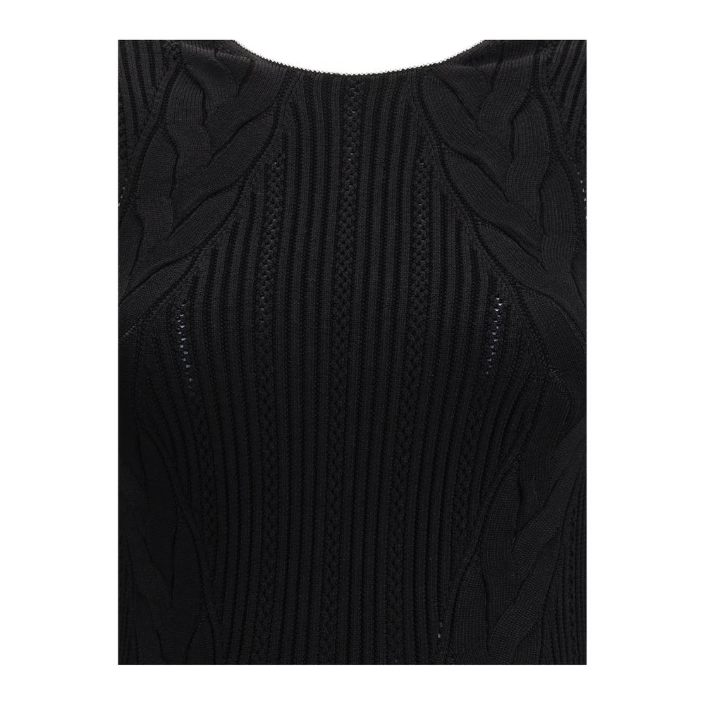 Balmain Black Viscose Casual Dress - Image 3