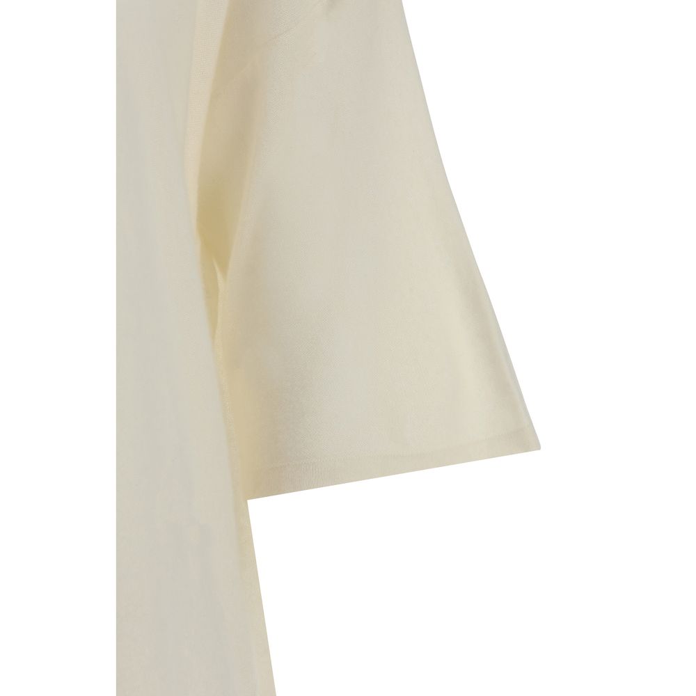 SA SU PHI White Cashmere T-Shirt - Image 3