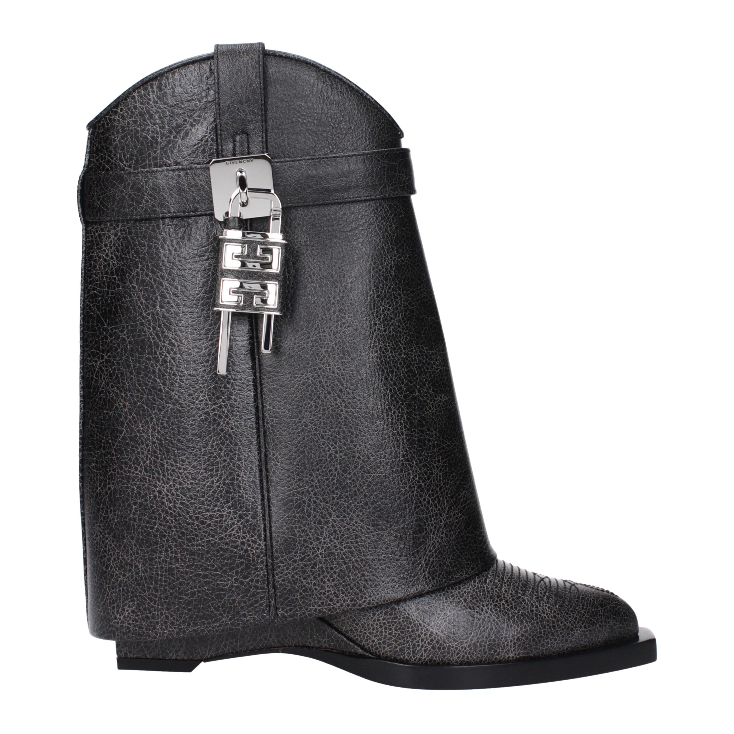 Givenchy Black Leather Ankle Boots
