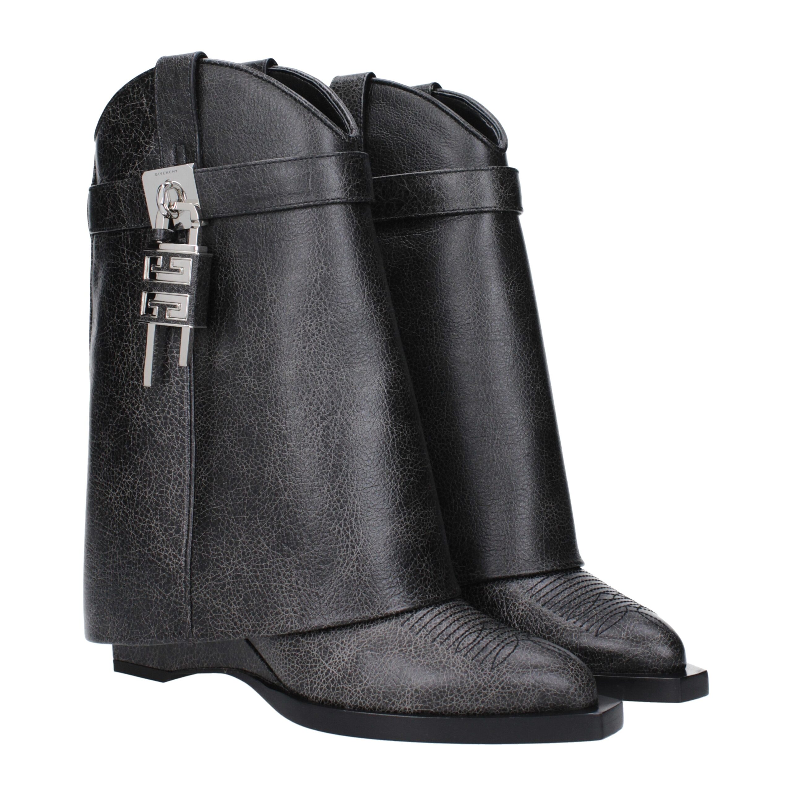 Givenchy Black Leather Ankle Boots - Image 2