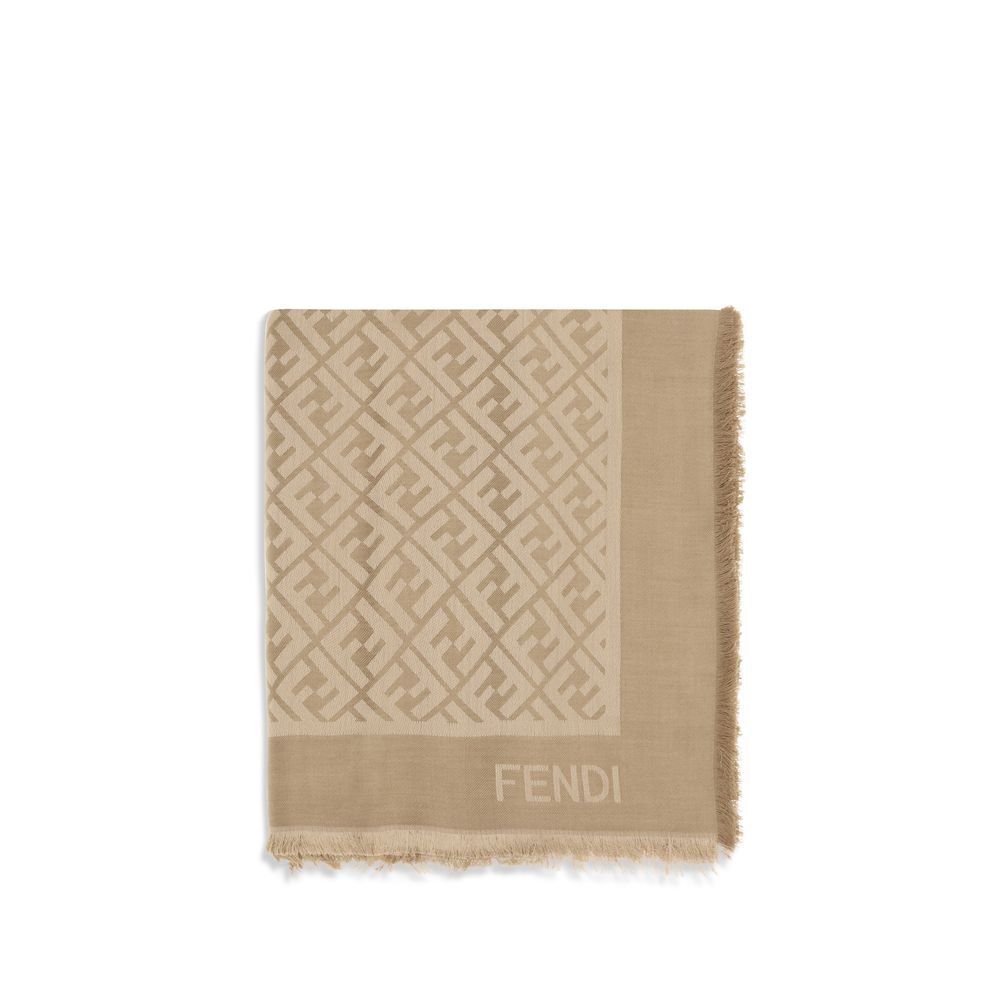 Fendi Silk FF Shawl