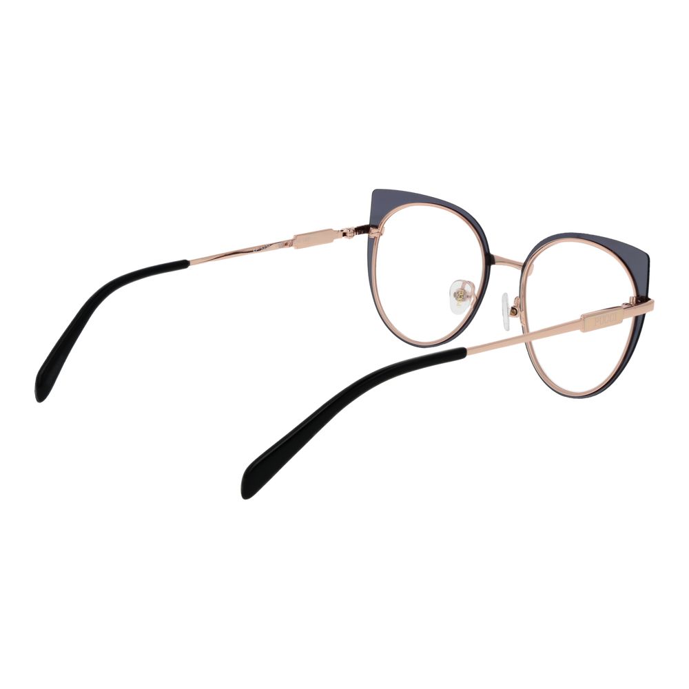Emilio Pucci Rose Gold Metal Glasses (Frames) - Image 3
