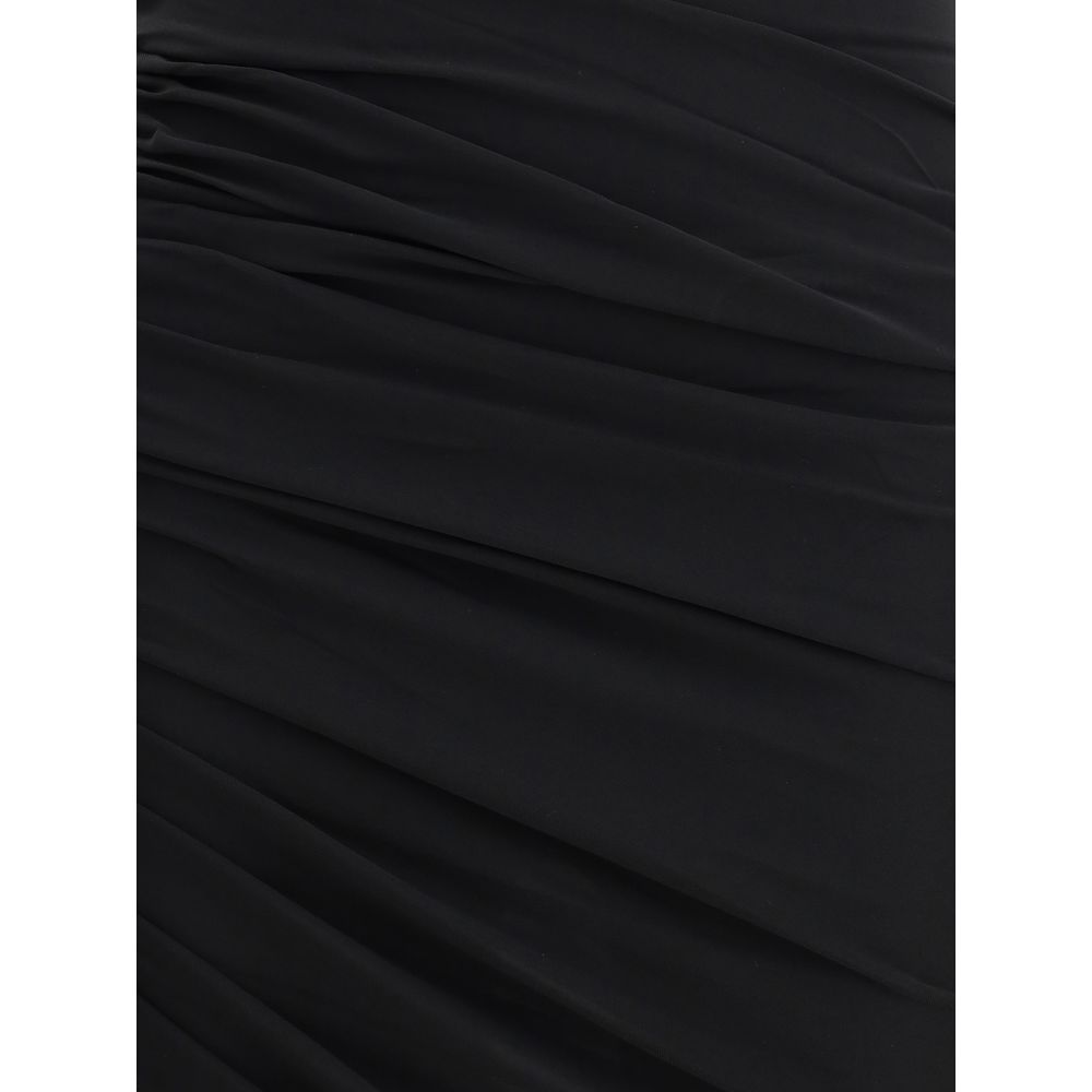 Jacquemus Black Acetate Casual Dress - Image 3