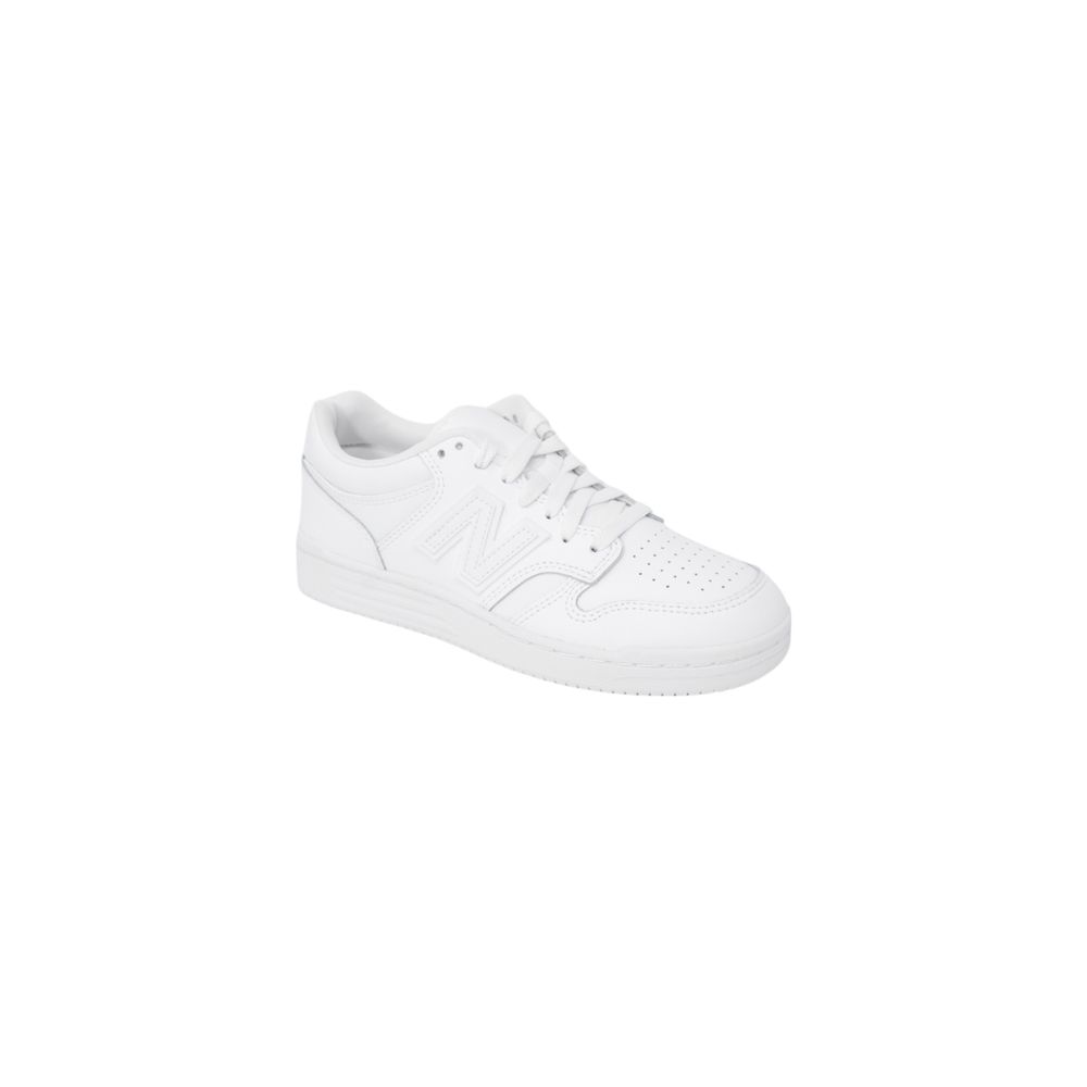 New Balance White Leather Sneaker - Image 3