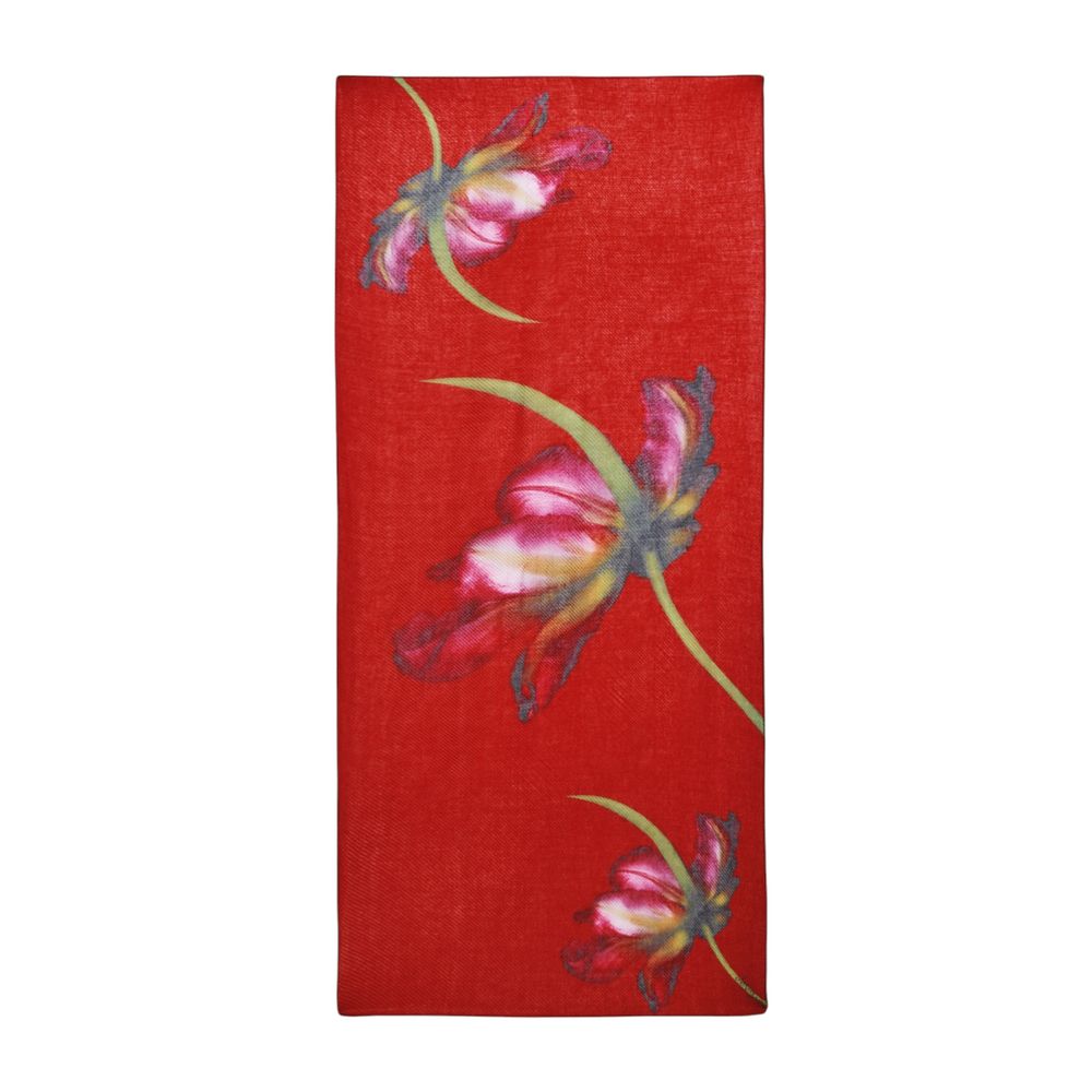 Desigual Orange Polyester Scarf - Image 3