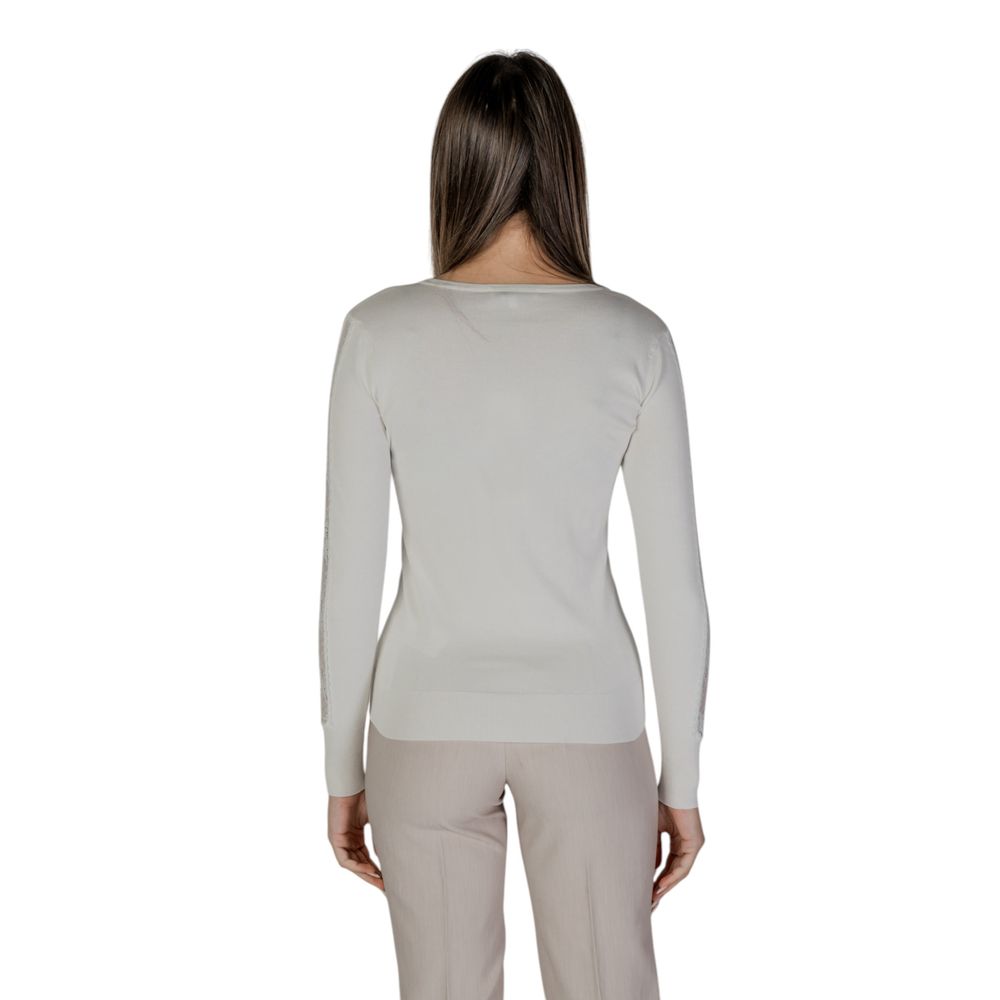 Street One Cream Viscose Long Sleeve - Image 4