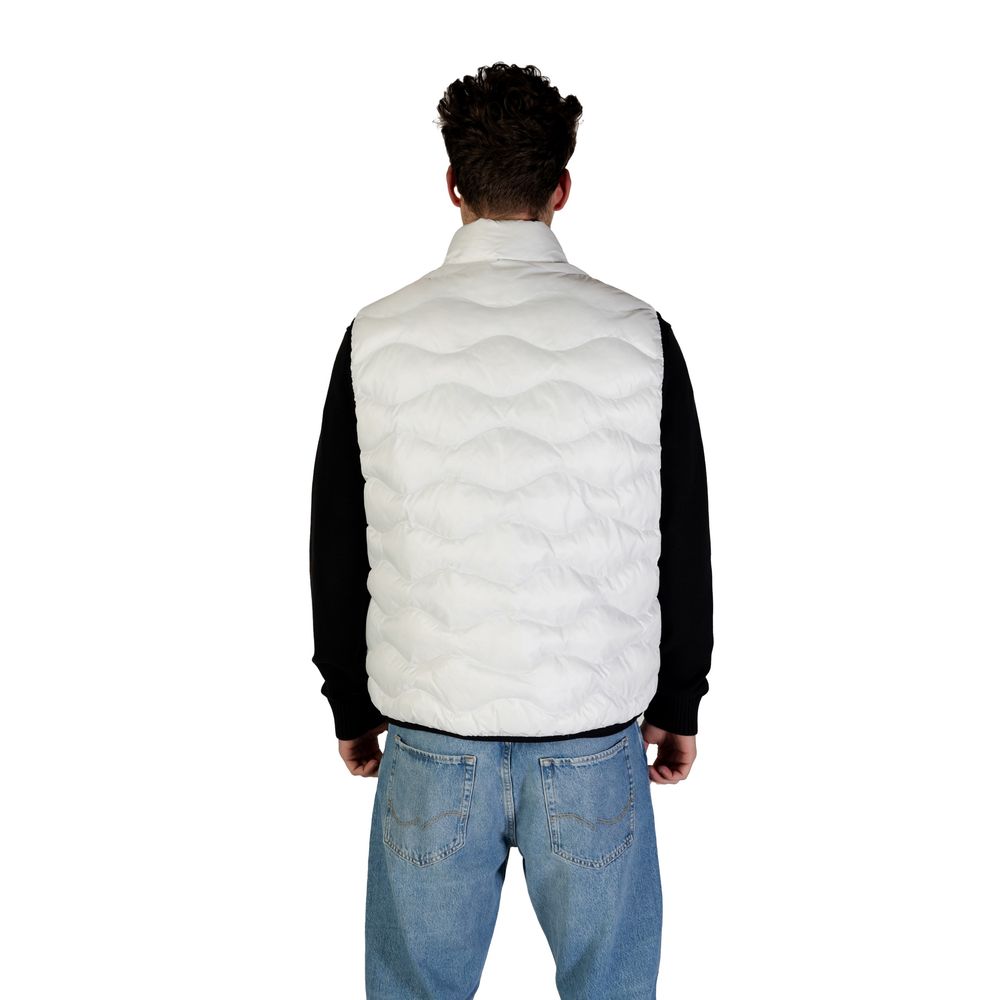 Blauer White Polyamide Sleveless Jacket - Image 2