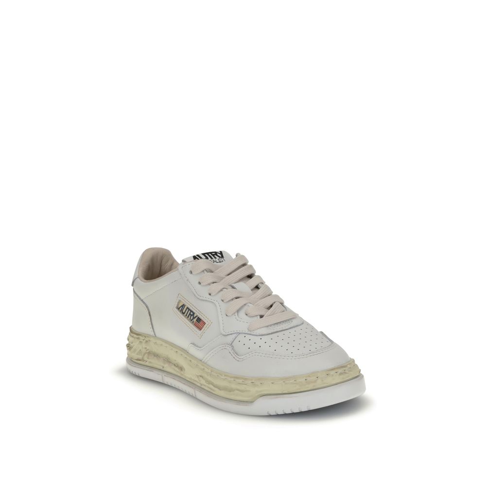 Autry White Leather Athletic Sneakers - Image 2