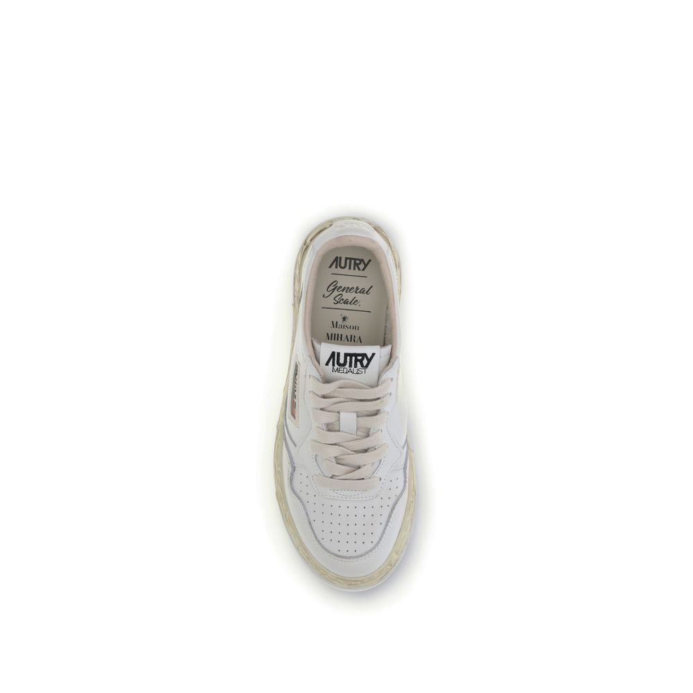 Autry White Leather Athletic Sneakers - Image 4