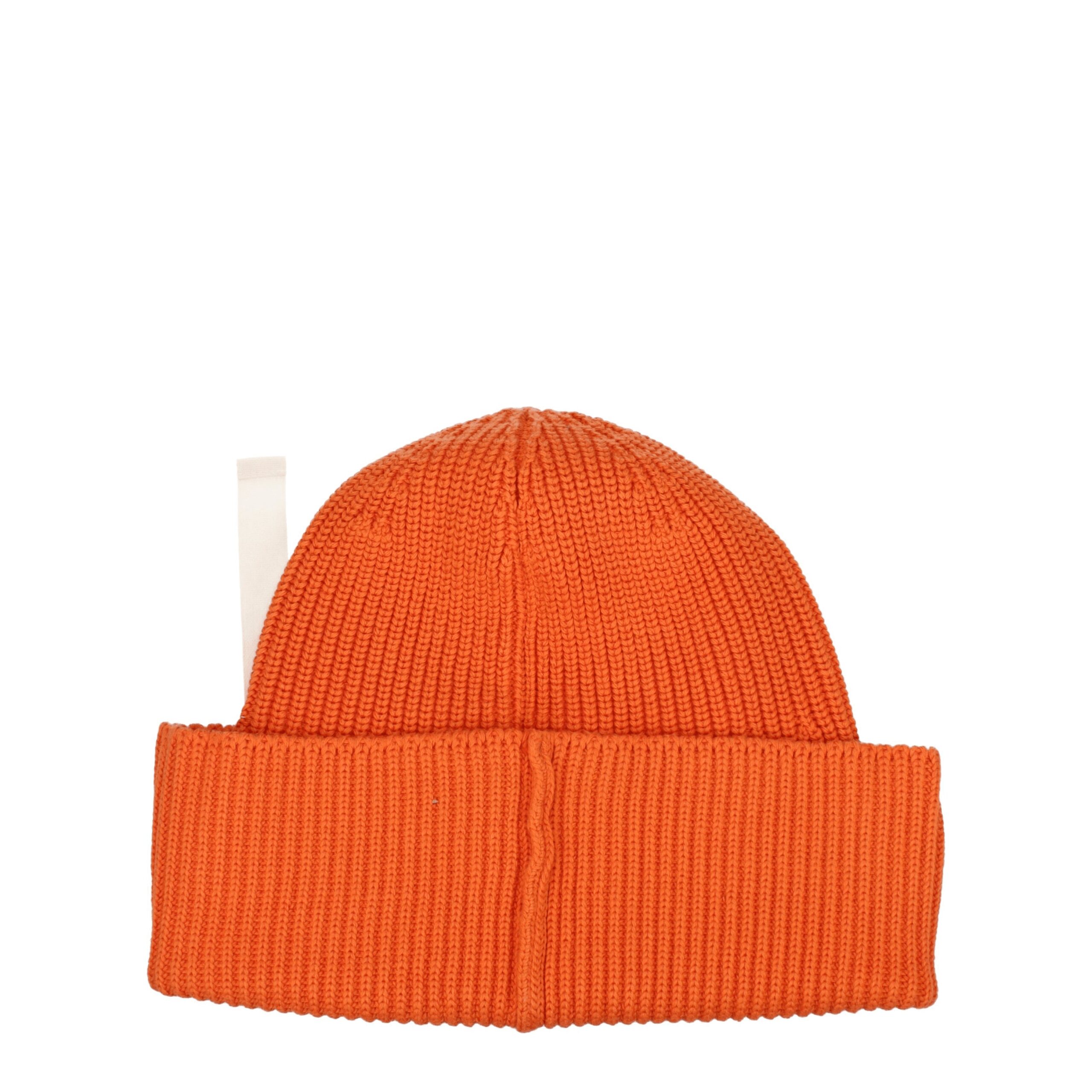 Jacquemus Orange Cotton Beanie - Image 2