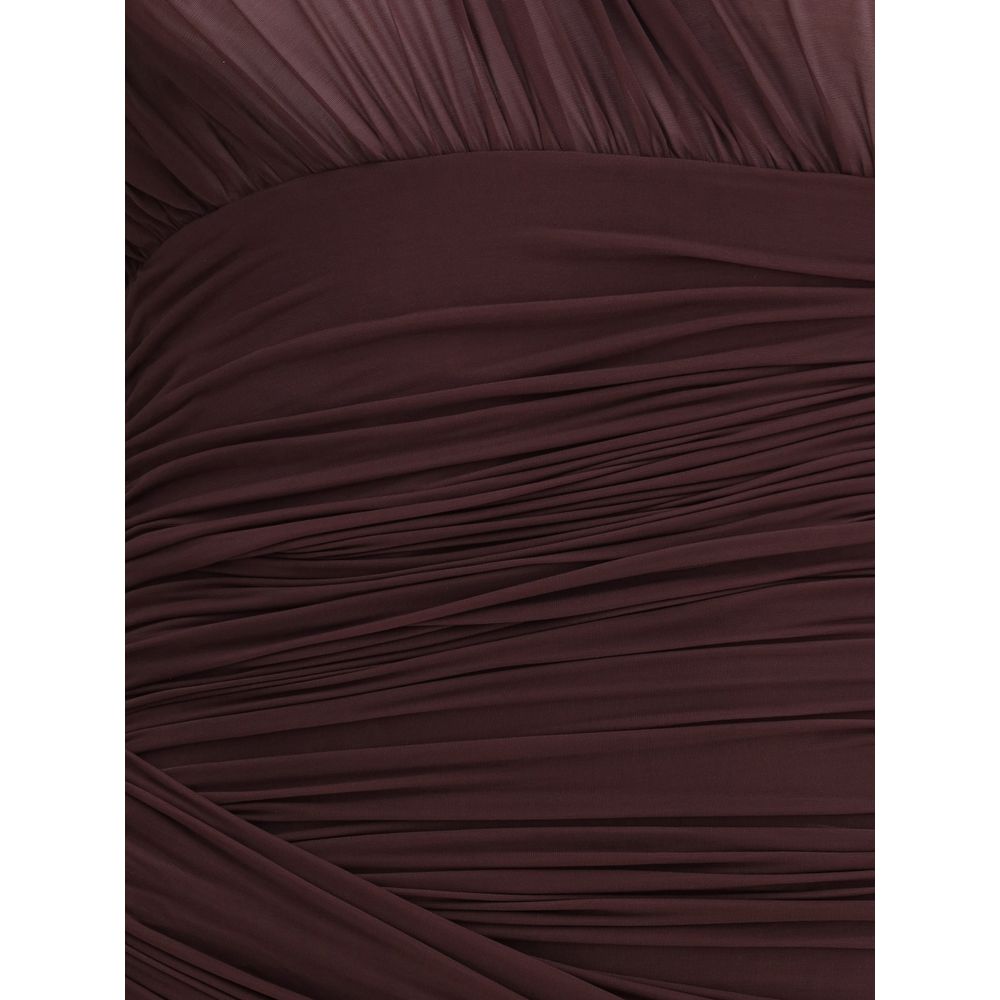 Magda Butrym Sheer draped mini Dress - Image 3