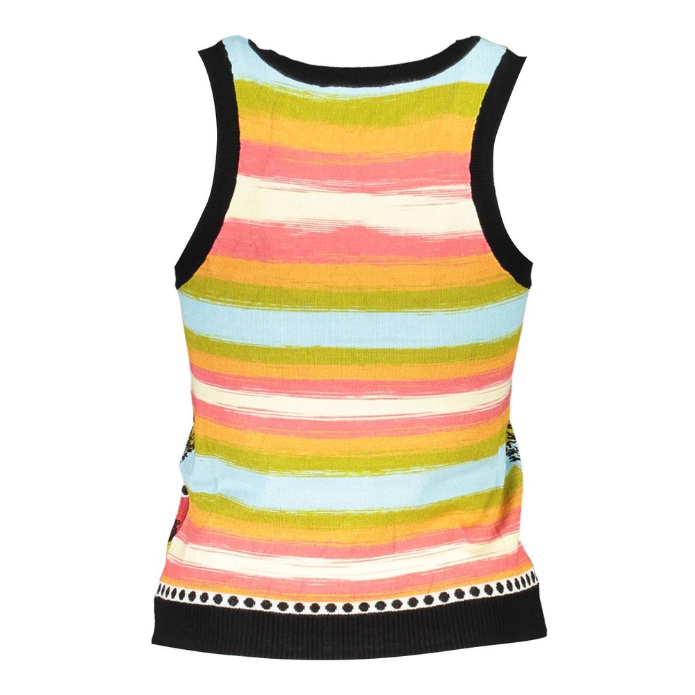 Desigual Black Viscose Women Tank - Image 2
