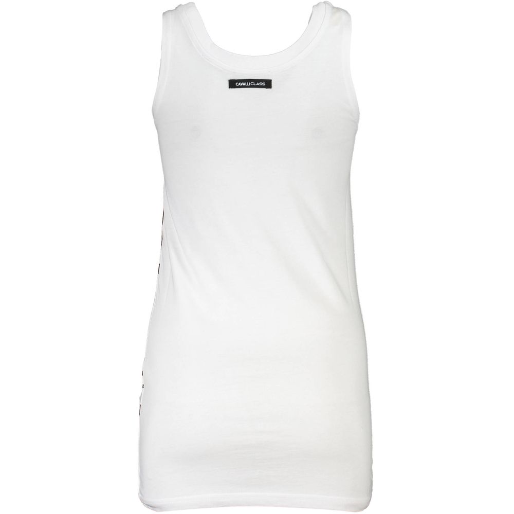 Cavalli Class White Cotton Women Tank Top - Image 2