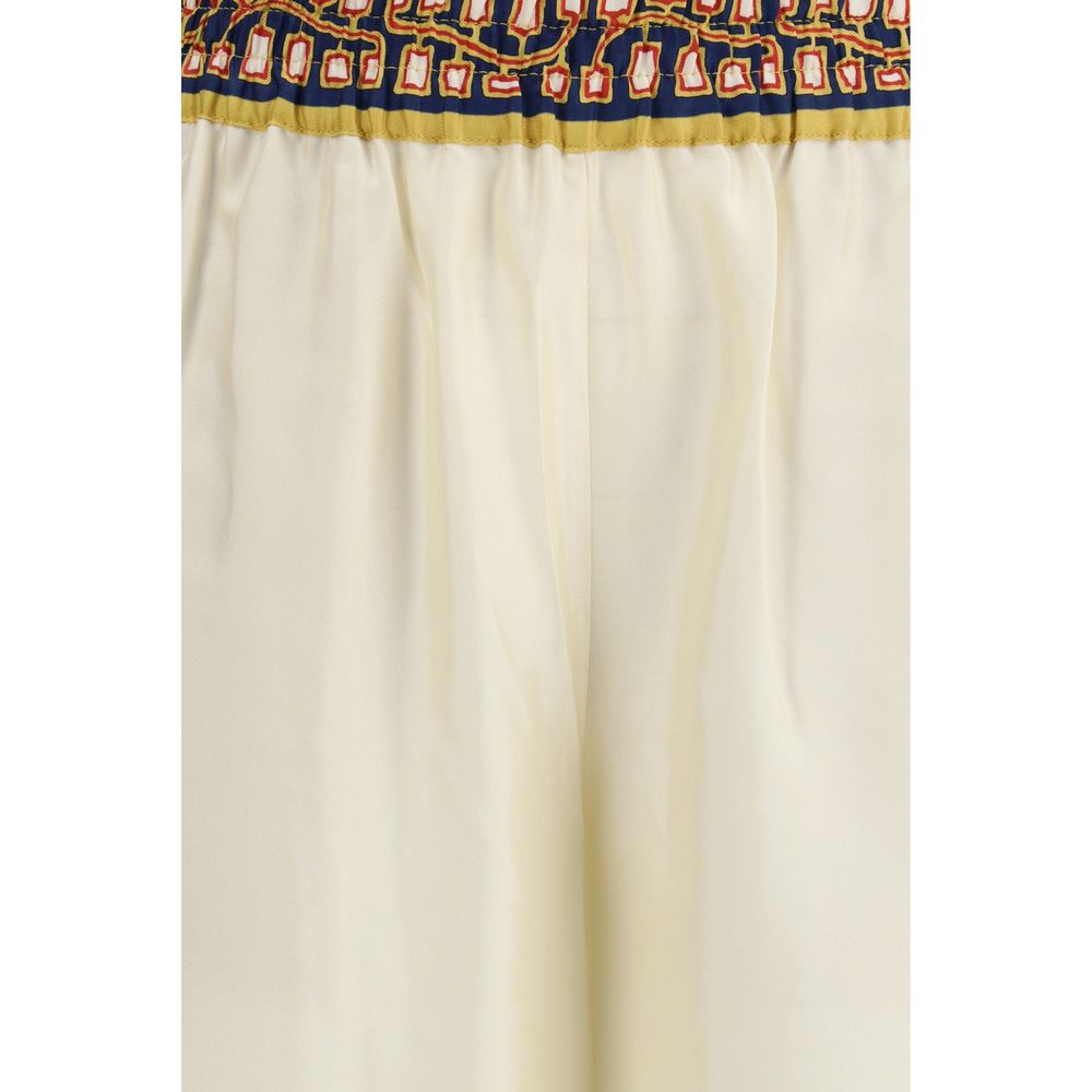 La Double J Multicolor Silk Casual Pants - Image 3